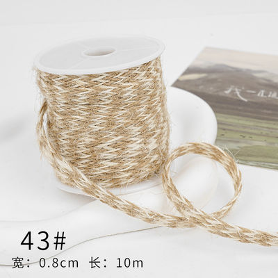 Faixa de Chapéu Marrom de Natal 5mm-45mm Fios de Chapéu