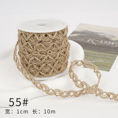 Faixa de Chapéu Marrom de Natal 5mm-45mm Fios de Chapéu