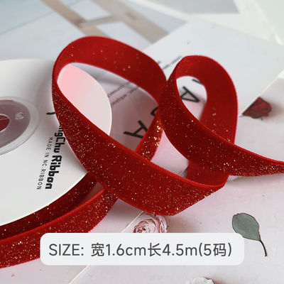 Lâmina de Veludo Brilhante 6mm-38mm Lâmina de Veludo Vermelho Profundo Suave