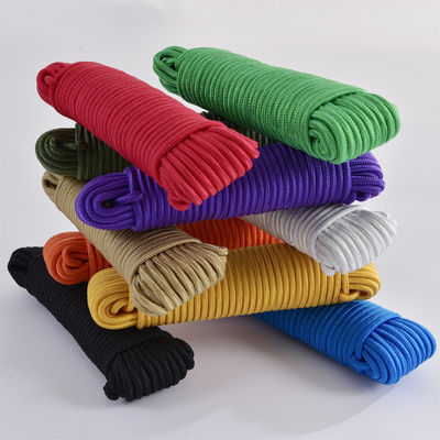 Cordão de escalada branco roxo pelo pé 4mm 6mm 8mm Cordão de escalada