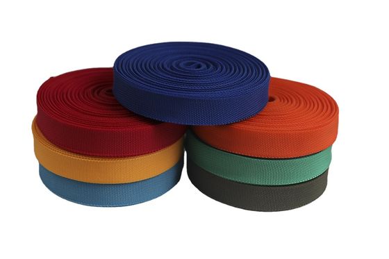 UV resistente UHMWPE Webbing preto amarelo para paraquedas tenda cadeira de praia