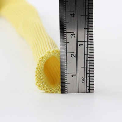 Tecido de malha de malha de Kevlar de largura 20 mm amarelo