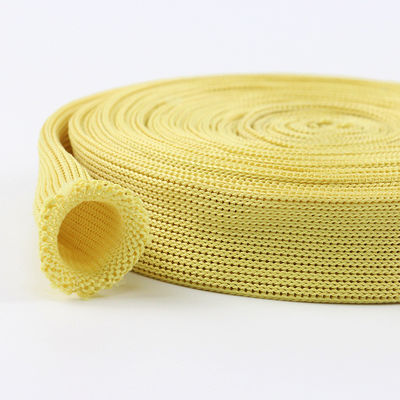 Tecido de malha de malha de Kevlar de largura 20 mm amarelo