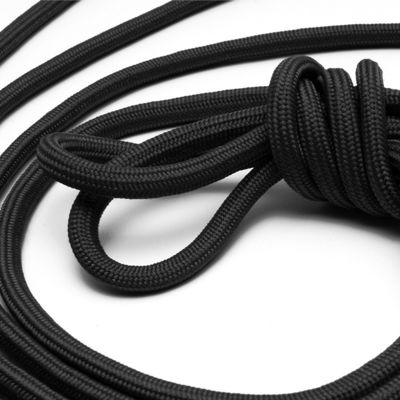 Corda de iate de nylon cinza rosa com trança dupla de 5 mm de poliéster