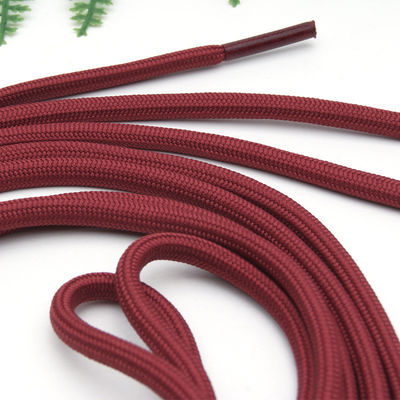 Corda de iate de nylon cinza rosa com trança dupla de 5 mm de poliéster