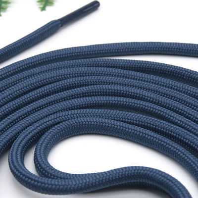 Corda de iate de nylon cinza rosa com trança dupla de 5 mm de poliéster