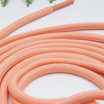 Corda de iate de nylon cinza rosa com trança dupla de 5 mm de poliéster