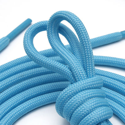 Corda de iate de nylon cinza rosa com trança dupla de 5 mm de poliéster