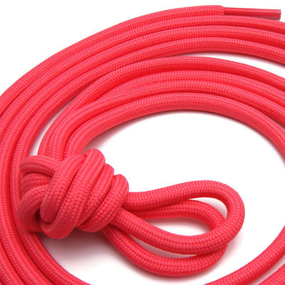 Corda de iate de nylon cinza rosa com trança dupla de 5 mm de poliéster