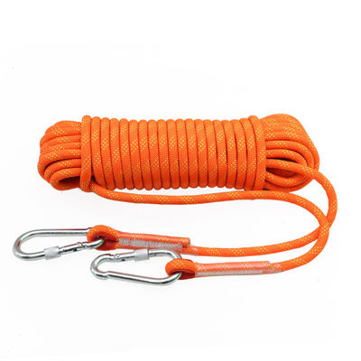 6mm-20mm Cordão de corda de escalada vermelho Cordão de corda estática de resgate de descida rápida