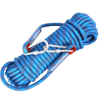 6mm-20mm Cordão de corda de escalada vermelho Cordão de corda estática de resgate de descida rápida