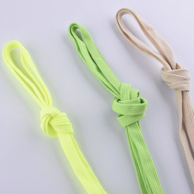 12 mm Cordão de algodão trançado plano ISO14001 Cordão de macrame colorido