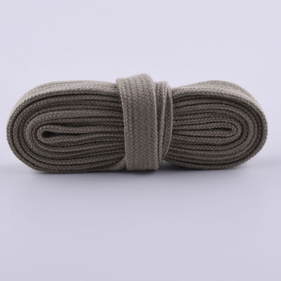 12 mm Cordão de algodão trançado plano ISO14001 Cordão de macrame colorido