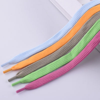 12 mm Cordão de algodão trançado plano ISO14001 Cordão de macrame colorido