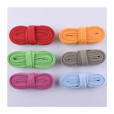 12 mm Cordão de algodão trançado plano ISO14001 Cordão de macrame colorido