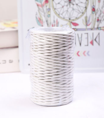 Fios de ferro 2 mm Cordo de papel Eco DIY Cordo de papel torcido biodegradável