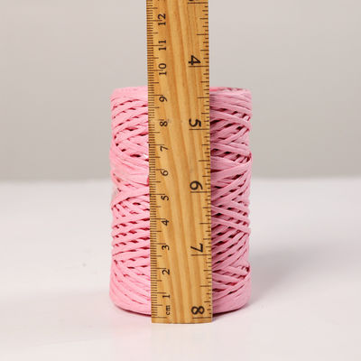 Fios de ferro 2 mm Cordo de papel Eco DIY Cordo de papel torcido biodegradável
