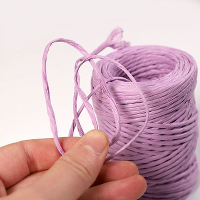 Fios de ferro 2 mm Cordo de papel Eco DIY Cordo de papel torcido biodegradável