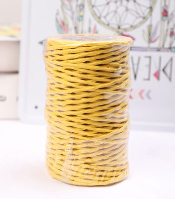 Fios de ferro 2 mm Cordo de papel Eco DIY Cordo de papel torcido biodegradável