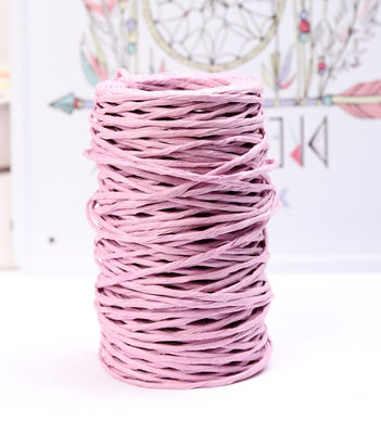 Fios de ferro 2 mm Cordo de papel Eco DIY Cordo de papel torcido biodegradável