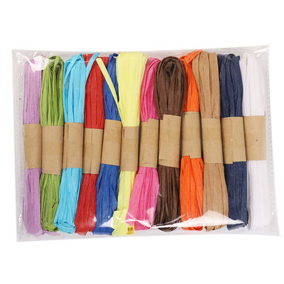 Eco-friendly 10m Paper Rope (Cordão de papel de 10 m) Cordão de Raffia Tricado Azul Escuro ISO9001