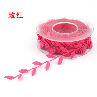 Fios de folha de poliéster Fios de poliéster vermelho ultra-sônico para decoração de casamento