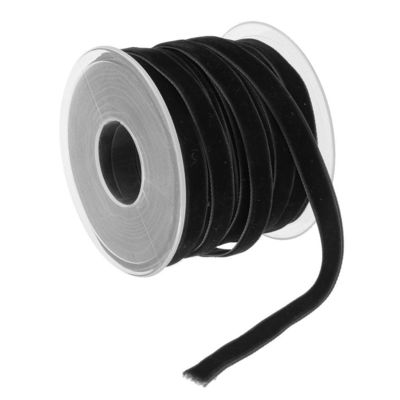 10mm*20Y Faixa de Veludo Elástica Faixa de Veludo Cor-de-Rosa ISO9001