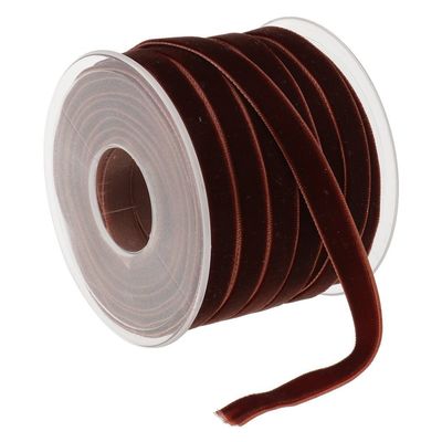 10mm*20Y Faixa de Veludo Elástica Faixa de Veludo Cor-de-Rosa ISO9001