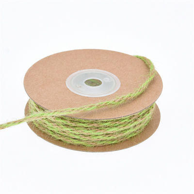 Faixa de borracha verde escuro de folha 2mm-15mm*10y Faixa com fio de juta