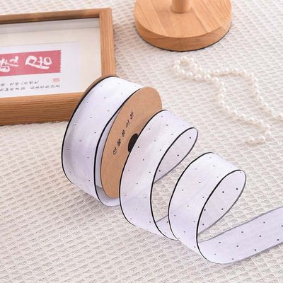 4cm*18m Shinny Diamond Polyester Organza Ribbon High Quality Gift Ribbon (Ribanda de presente de alta qualidade)