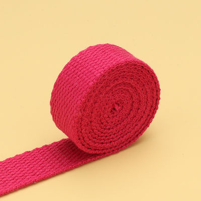 20mm-50mm Poliéster espessado algodão Webbing Bolsa de escola Mochila Bolsa de mão Canvas Strap Solid Color Plain Weave Strap
