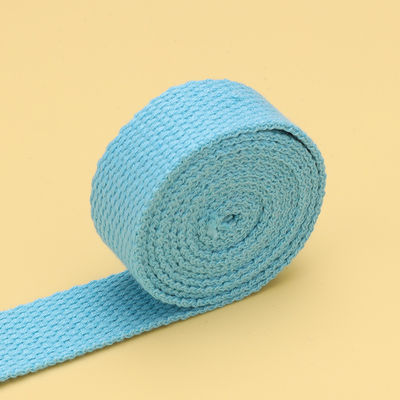 20mm-50mm Poliéster espessado algodão Webbing Bolsa de escola Mochila Bolsa de mão Canvas Strap Solid Color Plain Weave Strap