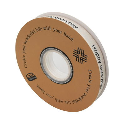 13mm Logotipo Cinta de algodão Literário Bouquet de flores frescas Bolo Decoração Caixa de presente Cinta de material de confecção Banda de embalagem