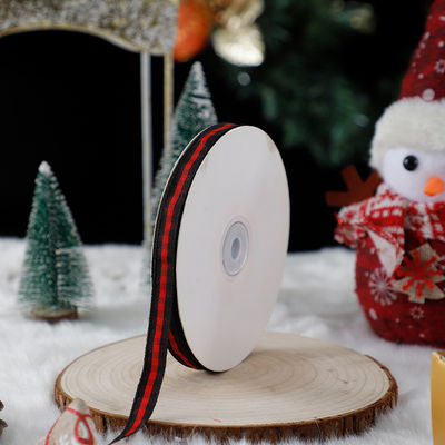 1cm*45m fita impressa de Natal para embalagens de presentes e acessórios de vestuário