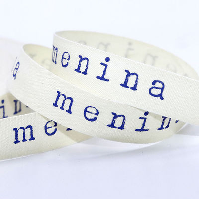 20mm*40y Happy Birthday Lente de algodão impressa para embalagens de presentes e acessórios de vestuário
