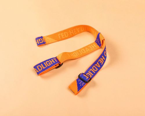 2.5cm Jacquard Elastic Ribbon And Webbing For Head Lamp Head Light And Garment Accessories (Ribanda elástica de Jacquard de 0,5 cm e fita elástica para lâmpada de cabeça e acessórios de vestuário)