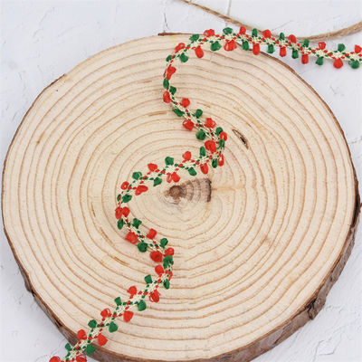 10mm * 10m Feliz Natal Borda de Ouro de Veludo Para Embalagem de Presentes E Decoração de Festivais
