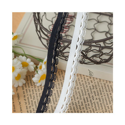 Lâmpada de cabeça Ocasião 1,5 cm Lâmina de olho tecida Poliéster Elastic Bra Strap Ribbon For Garment Accessories