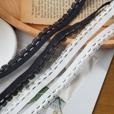 Lâmpada de cabeça Ocasião 1,5 cm Lâmina de olho tecida Poliéster Elastic Bra Strap Ribbon For Garment Accessories