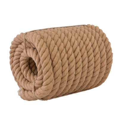 6mm-60mm de Jute Amarelo 3 fios corda torcida aplicada em decoração ou corda de pesca marítima